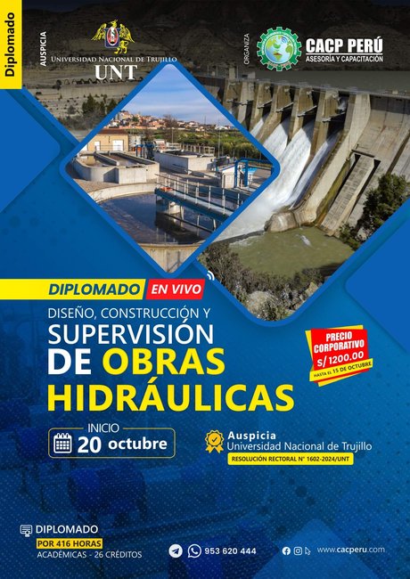 Diseño, Construcción Y Supervisión De Obras Hidráulicas. 2024 - 2