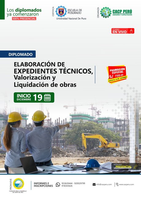 Elaboración De Expedientes Técnicos, Valorización Y Liquidación De Obras. 2021 - 5
