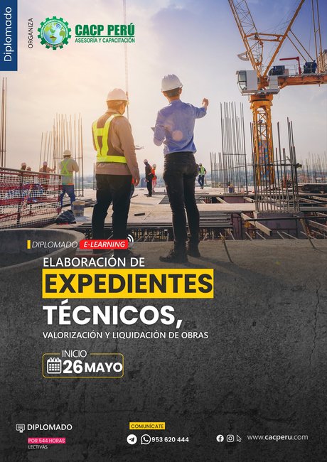 Elaboración De Expedientes Técnicos, Valorización Y Liquidación De Obras. 2024-1
