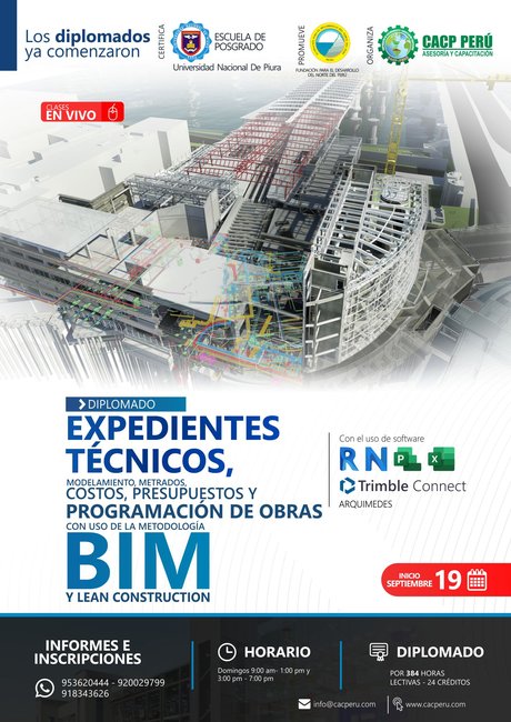 Expedientes Técnicos, Modelamiento, Metrados, Costos, Presupuestos Y Programación De Obras Con Uso De La Metodología Bim Y Lean Construction. 2021 - 2