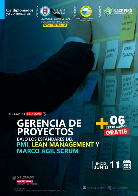 Gerencia De Proyectos Bajo Los Estándares Del Pmi, Lean Management Y Marco Ágil Scrum. 2022 - 2