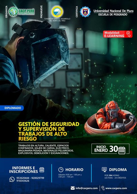 Gestión De Seguridad Y Supervisión De Trabajos De Alto Riesgo. 2021 - 1