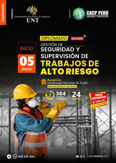 Gestión De Seguridad Y Supervisión De Trabajos De Alto Riesgo. 2024 - 2