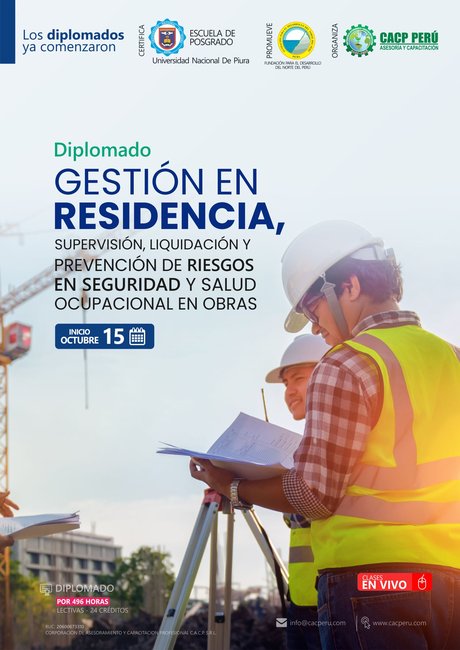 Gestión En Residencia, Supervisión, Liquidación Y Prevención De Riesgos En Seguridad Y Salud Ocupacional En Obras. 2022 - 3