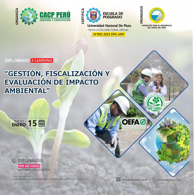 Gestión, Fiscalización Y Evaluación De Impacto Ambiental 2023 -1