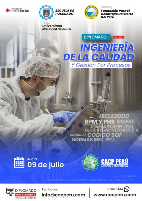 Ingeniería De La Calidad Y Gestión Por Procesos 2023 - 2