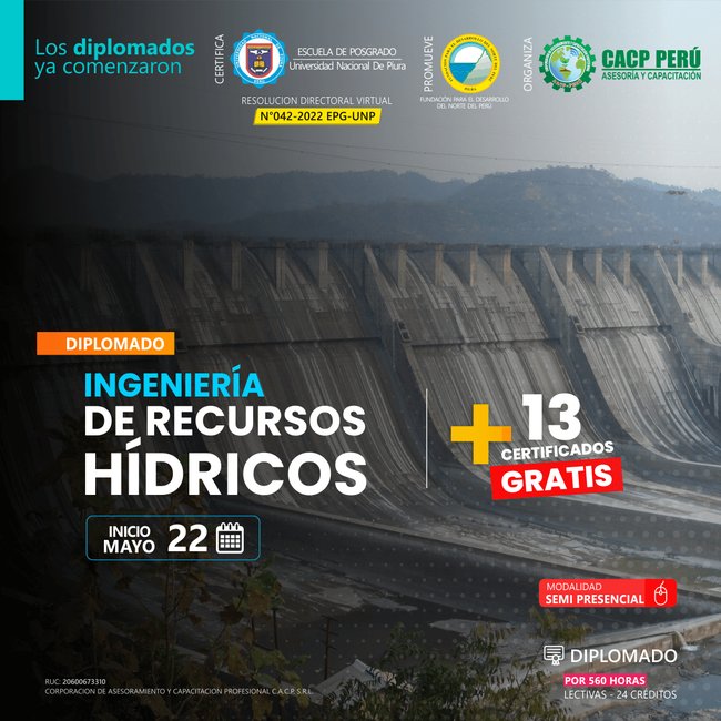 Ingeniería De Recursos Hídricos. 2022 - 2