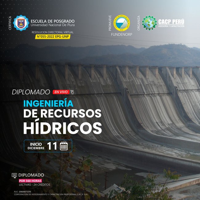 Ingeniería De Recursos Hídricos. 2023 - 1