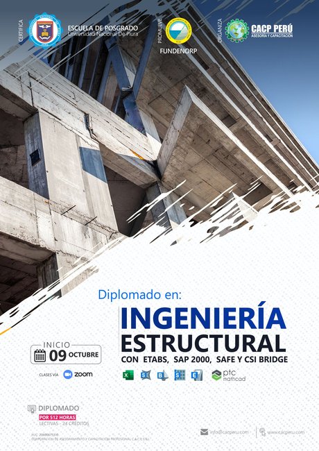Ingeniería Estructural Con Etabs, Sap 2000, Safe Y Csi Bridge. 2022 - 2