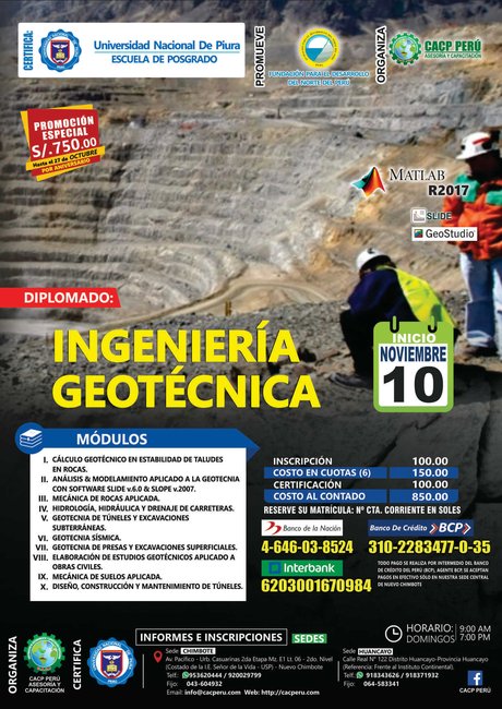 Ingeniería Geotécnica. 2019 - 2