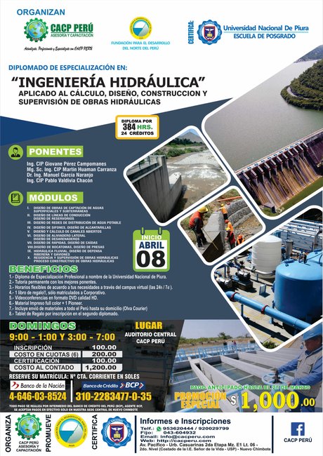 Ingeniería Hidráulica 2018 - I