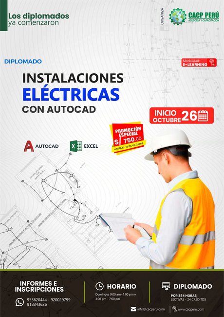 Instalaciones Eléctricas Con Autocad 2024 - 2 E-Learning