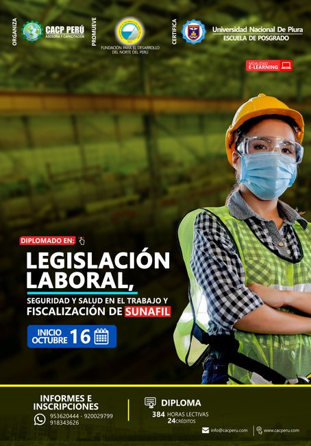 Legislación Laboral, Seguridad Y Salud En El Trabajo Y Fiscalización De Sunafil. 2021 - 2