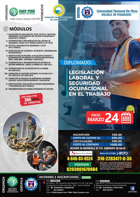 Legislación Laboral Y Seguridad Ocupacional En El Trabajo. 2018 - 1