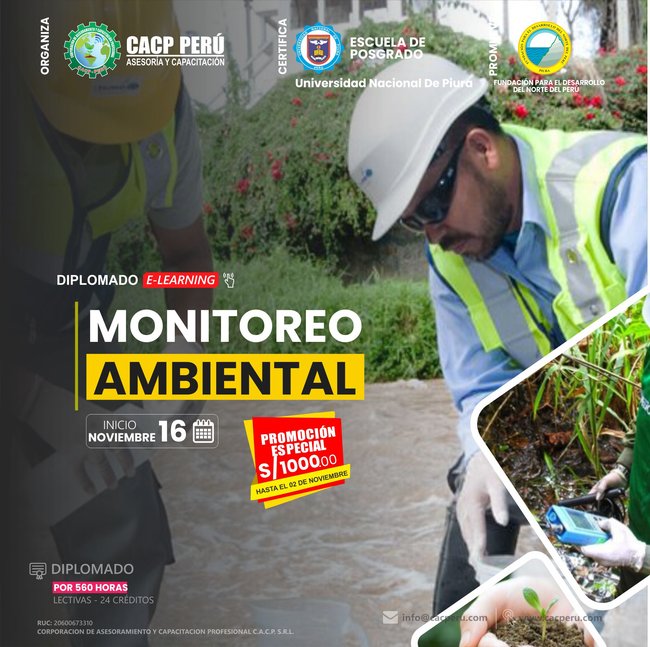 Monitoreo Ambiental. 2024 - 2 E-Learning