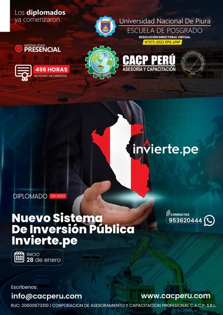 Nuevo Sistema De Inversión Publica - Invierte.Pe 2024 - 1