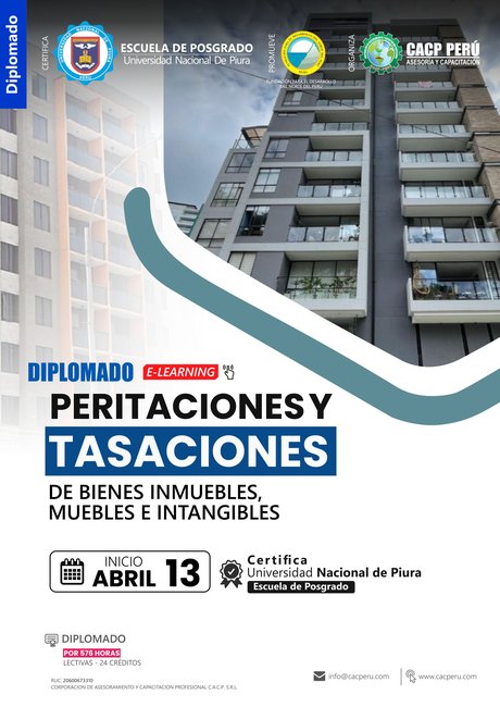 Peritaciones Y Tasaciones De Bienes Inmuebles, Muebles E Intangibles. 2025 - 1-E-Learning