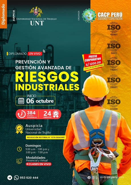 Prevención Y Gestión Avanzada De Riesgos Industriales 2024 - 2
