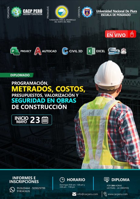 Programación, Metrados, Costos, Presupuestos, Valorización Y Seguridad En Obras De Construcción. 2021 - 3