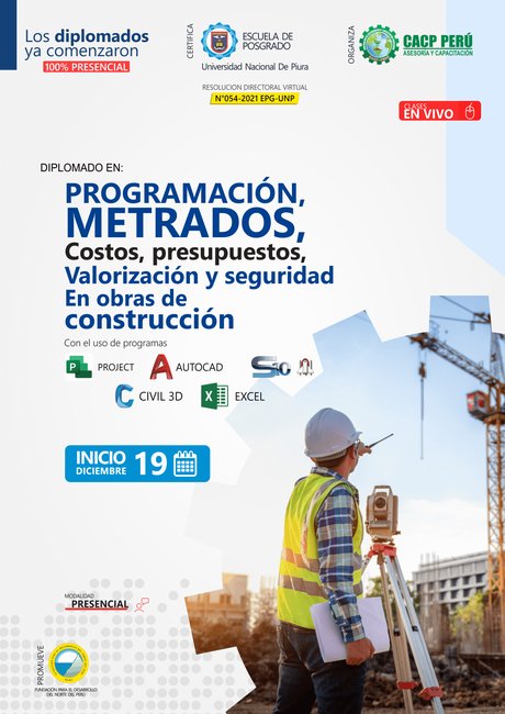 Programación, Metrados, Costos, Presupuestos, Valorización Y Seguridad En Obras De Construcción. 2021 - 5