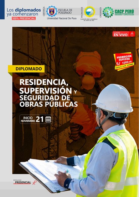 Residencia, Supervisión Y Seguridad De Obras Públicas. 2021 - 5