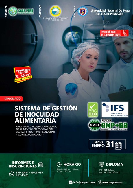 Sistema De Gestión De Calidad E Inocuidad Alimentaria. 2021 - 1