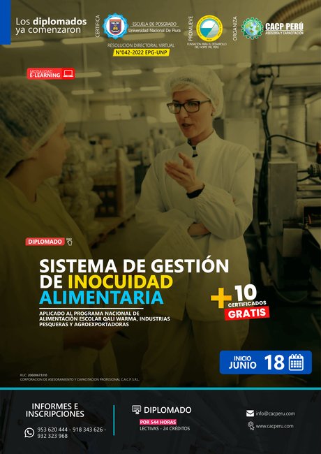 Sistema De Gestión De Calidad E Inocuidad Alimentaria. 2022 - 2