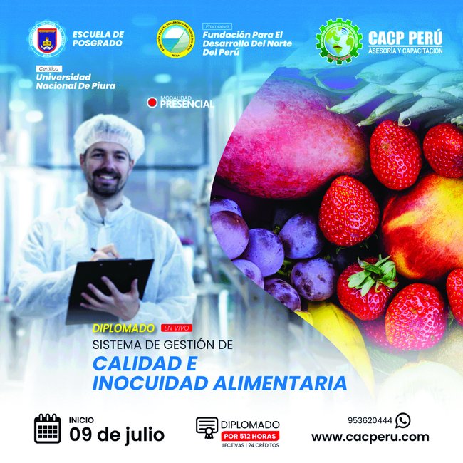 Sistema De Gestión De Calidad E Inocuidad Alimentaria 2023-2