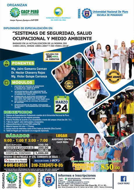 Sistemas De Seguridad, Salud Ocupacional Y Medio Ambiente 2018 - I