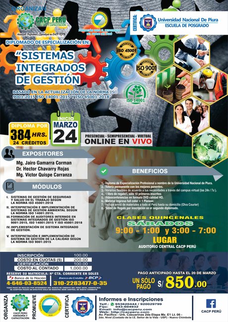 Sistemas Integrados De Gestión 2018 - I