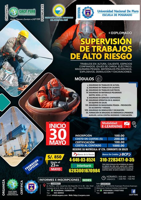 Supervisión De Trabajos De Alto Riesgo. 2020 - 1