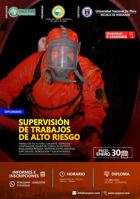 Supervisión De Trabajos De Alto Riesgo. 2021 - 1