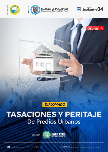 Tasaciones Y Peritaje De Predios Urbanos. 2022 - 2