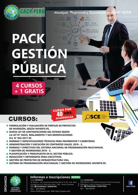 Pack Gestión Pública. 2018 - 2